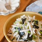 大根と海苔の塩だれサラダ
