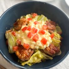 “チキン南蛮風” 鶏肉とキャベツの甘酢炒め