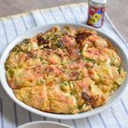 粉使わない♪長ネギ明太もちチーズチヂミ！