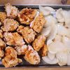 特製マヨソースがやばい🤭💕鶏竜田と玉ねぎの甘酢あんかけ丼の工程3