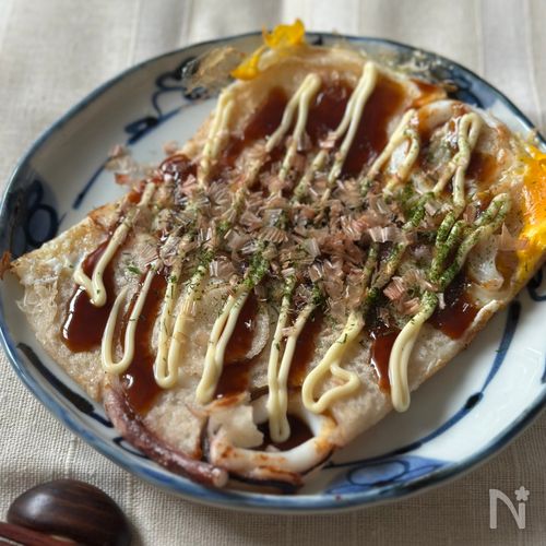 【卵焼き器で作る】米粉でモチモチ食感♪絶品イカ焼き