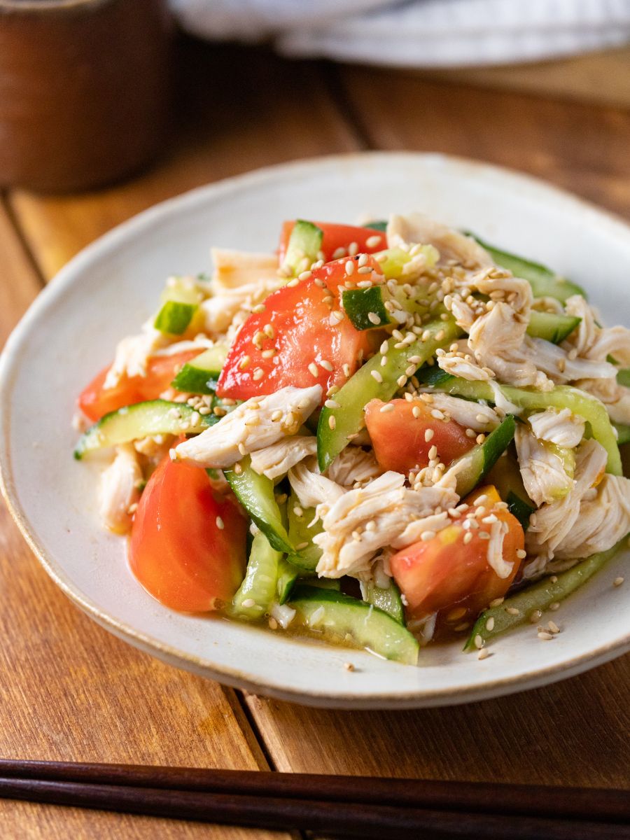 クールなキュウリのサルサのレシピ