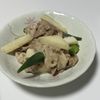 しんやの作ってみた!投稿(夏バテ予防に♪カリっと豚こまとオクラと長芋の旨ぽんマリネ)