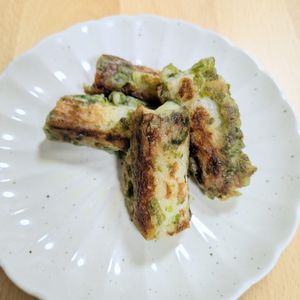 ゆいの作ってみた!投稿(【ちくわのチーズ磯辺焼き】間違いないおいしさ♡簡単おかず♬)