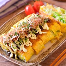 【とんぺい焼き風チーたまキャベツ】くるんと包んで副菜に♪