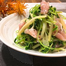 レンジで簡単【じゃがいもと生ハムの塩麹和え】