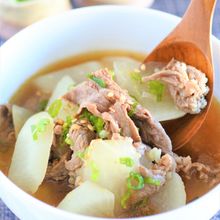 シンプルな材料でこんなに美味しい！大根と牛肉のコリアンスープ
