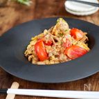 【簡単！栄養満点！】豚トマ炒め