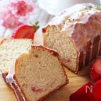 しっとりとろける美味しさ♡フレッシュいちごのパウンドケーキ