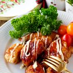 【カリッとやみつき！てりマヨチキン】むね肉驚きの柔らかさ