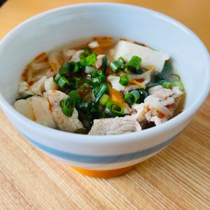 1168620の作ってみた!投稿(【5分煮るだけ♪】お豆腐たっぷり酸辣湯スープ☆野菜たっぷり)