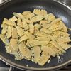 こっくりやみつき♬タコとたけのこのガリバタ醤油パスタ♬の工程2
