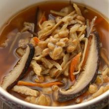 かんぶつと納豆の具だくさんチゲスープ