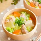 春キャベツ入り豚汁