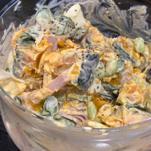 あなぼんごはんの作ってみた!投稿(【ごろごろ卵のかぼちゃサラダ】おかわり必須のごちそうサラダ♪)
