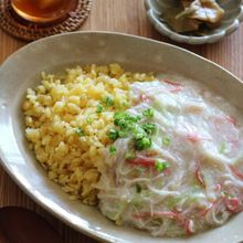 カニかま餡かけチャーハン