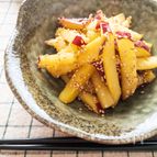 揚げない♪飽きない♡白だしとはちみつで優しい味の大学芋風