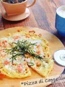 カッペリーニ消費に！パスタdeピザ☆