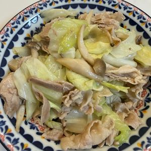のんの作ってみた!投稿(【ワンパン♪豚バラとキャベツのうま塩炒め】男子喜ぶ!)
