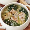【豚バラとワカメの旨だしネギ塩スープ】飲み干す美味しさ!