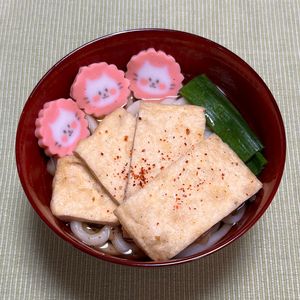 キャピタンの作ってみた!投稿(レンジで3分！しみしみお揚げさん【きつねうどんに★】)