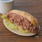 マヨなし！コンビーフのバゲットサンド