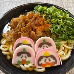 楽ラク手抜キッチン🐶🐾の作ってみた!投稿(簡単10分【年越しうどん(甘辛肉うどん)】)
