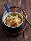 じゃがいもとベーコンのマスタード炒め。