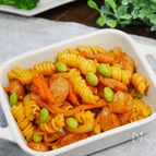 お弁当の隙間埋めに♪簡単マカロニナポリタン
