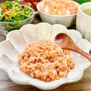 のりのり🐾🎀🤍の作ってみた!投稿(手作り鮭フレーク『意外と簡単なのにめちゃうま♪』)