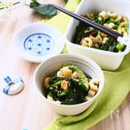 ごま油で食欲up！小松菜とちくわの炒め煮【作り置きＯＫ】