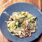 レシピ５００品目は「舞茸とほうれん草のパスタ」