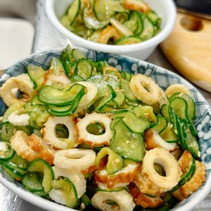 Momo♡の作ってみた!投稿(【きゅうりとちくわのやみつきごま和え】お箸が止まらない♪)