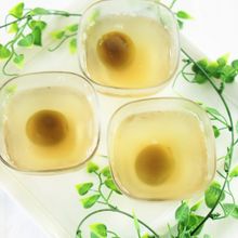 梅酒の梅で梅ゼリー