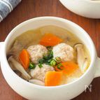 【しょうがたっぷり鶏団子と根菜のスープ】15分で腸活×温活