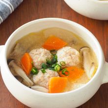 【しょうがたっぷり鶏団子と根菜のスープ】15分で腸活×温活