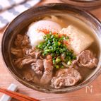【だしが美味しい肉吸い】白だしで作る！半熟卵入り♪