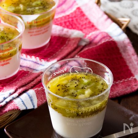 ゼラチン不要のマシュマロムースとフレッシュキウイソース By すがたなみ 菅田奈海 レシピサイト Nadia ナディア プロの料理家のおいしいレシピ