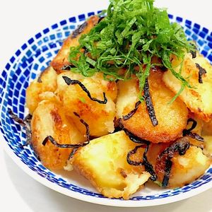 まゆの作ってみた!投稿(【しそ塩こんぶじゃがバター】カリッと香ばしい♡おつまみにも◎)