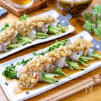 火を使わず簡単調理♡『豆苗の肉巻き』～香味だれ～