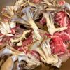 ご飯泥棒♡『舞茸と豚肉の旨味噌炒め』コク旨！秋のご馳走の工程1