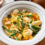 『豆腐とにらの卵とじ』簡単・お手軽♪優しい味わい♡丼にも！