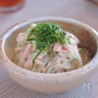和えるだけ♪ツナとハムのごまマヨ春雨サラダ