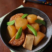 大根と厚揚げのこっくり煮物