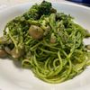 山子の作ってみた!投稿(ほうれん草のジェノベーゼ風パスタ)