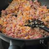 レンズ豆のキーマカレーの工程2