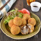 オイスターソース風味の里芋コロッケ