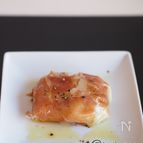 焼きもちを生ハムで巻いちゃいました☆