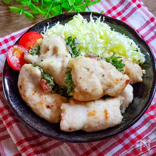 さっぱり~！梅しそとり天