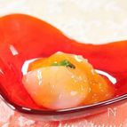 ～生ホタテの柿ソースがけ～